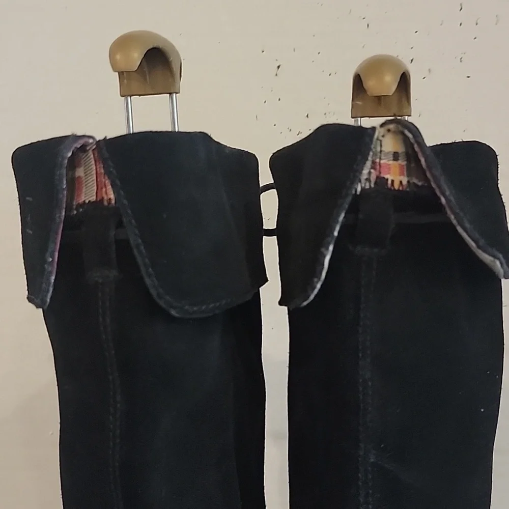 SPERRY‎ BLACK SUEDE KNEE BOOTS (sz 7.5)